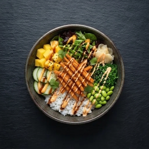 Vegetarisk Poke Bowl