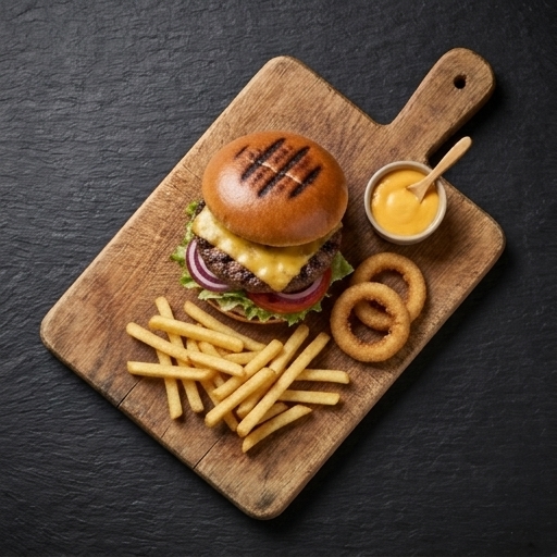 Kolgrillad Hamburgare Original