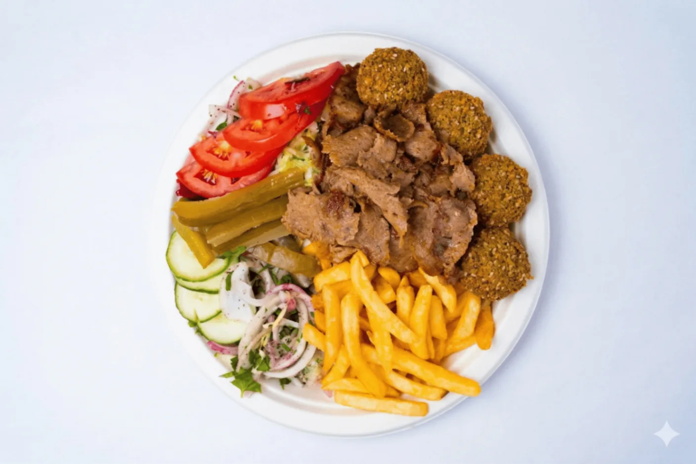 Mixtallrik Kebab & Falafel