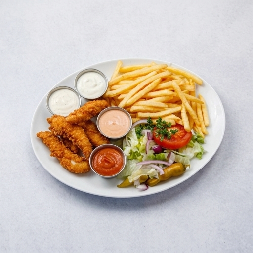 Crispy Chickentallrik