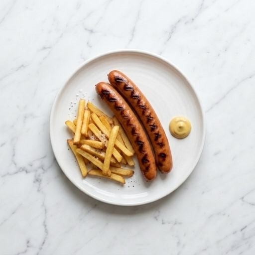Wienerkorv med pommes