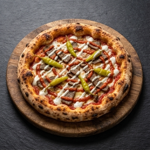 Kebab Pizza