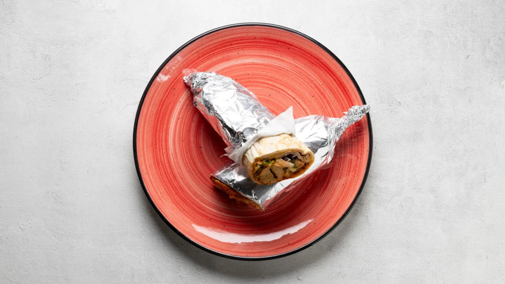 Soya Tikka Wrap