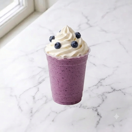 Blåbär milkshake