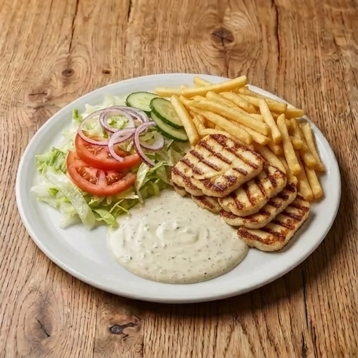 Halloumitallrik