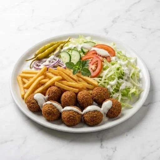 Falafeltallrik