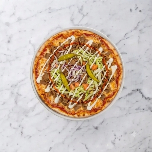 50. Kebabpizza