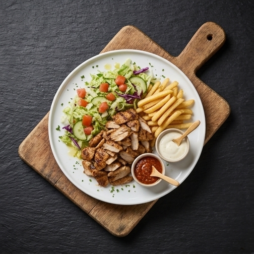 Shawarma tallrik