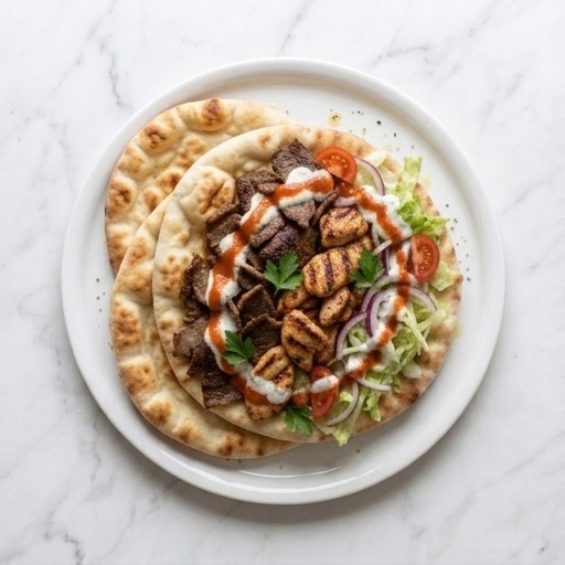 Shawarma med Irakiskt Bröd