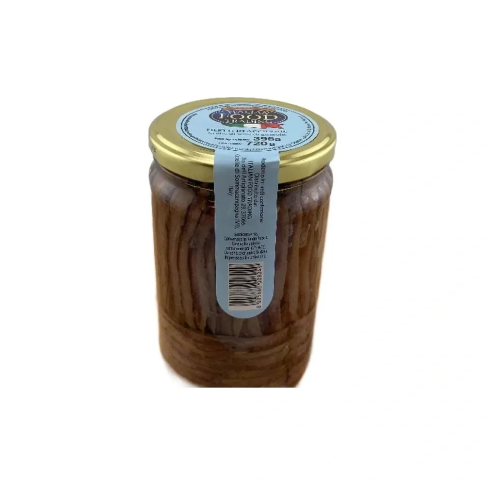 Sardeller/Acciughe i glasburk 720gr