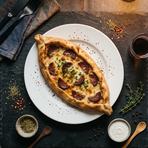 Sucuklu Pide