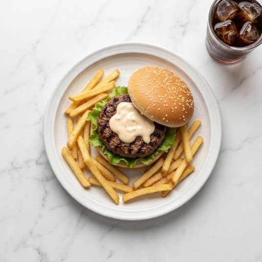 90g Hamburgare Meny