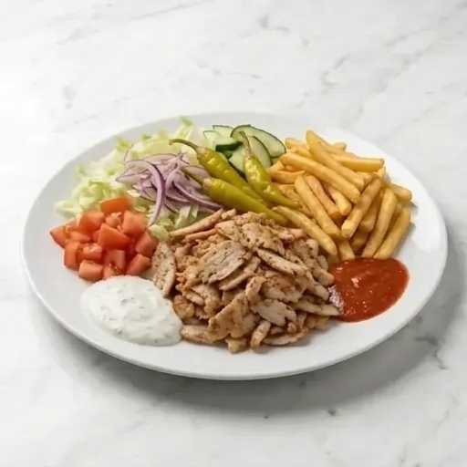 Kycklingkebab i Tallrik