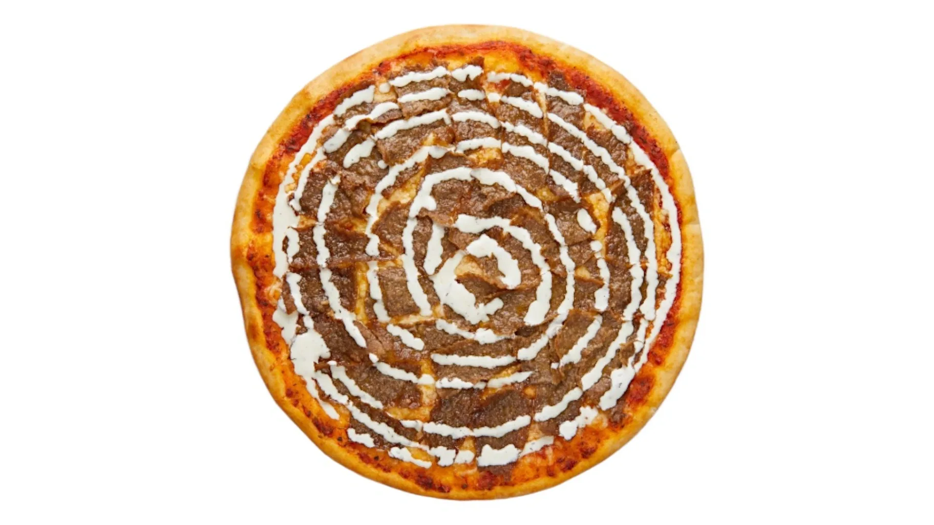 Kebab pizza