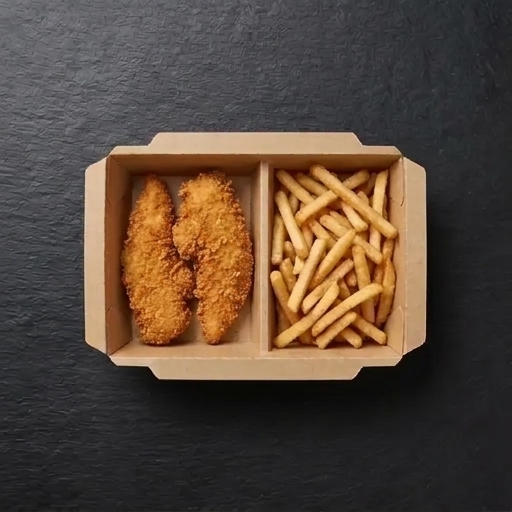 Crispy Kycklingtenders & Fries