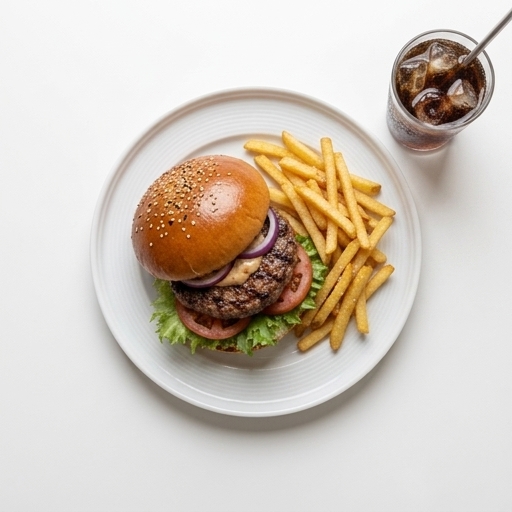 4. Hamburgare Meny (150g)