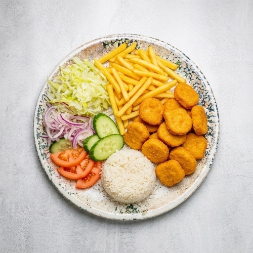 Kycklingnuggets Tallrik