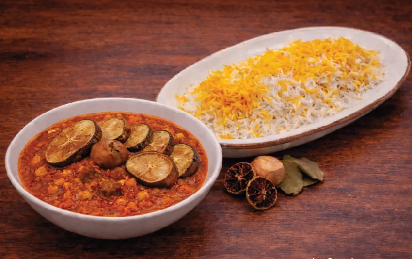 GHEYMEH BADEMJAN LUNCH