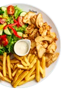 Kebab z sosem czosnkowym