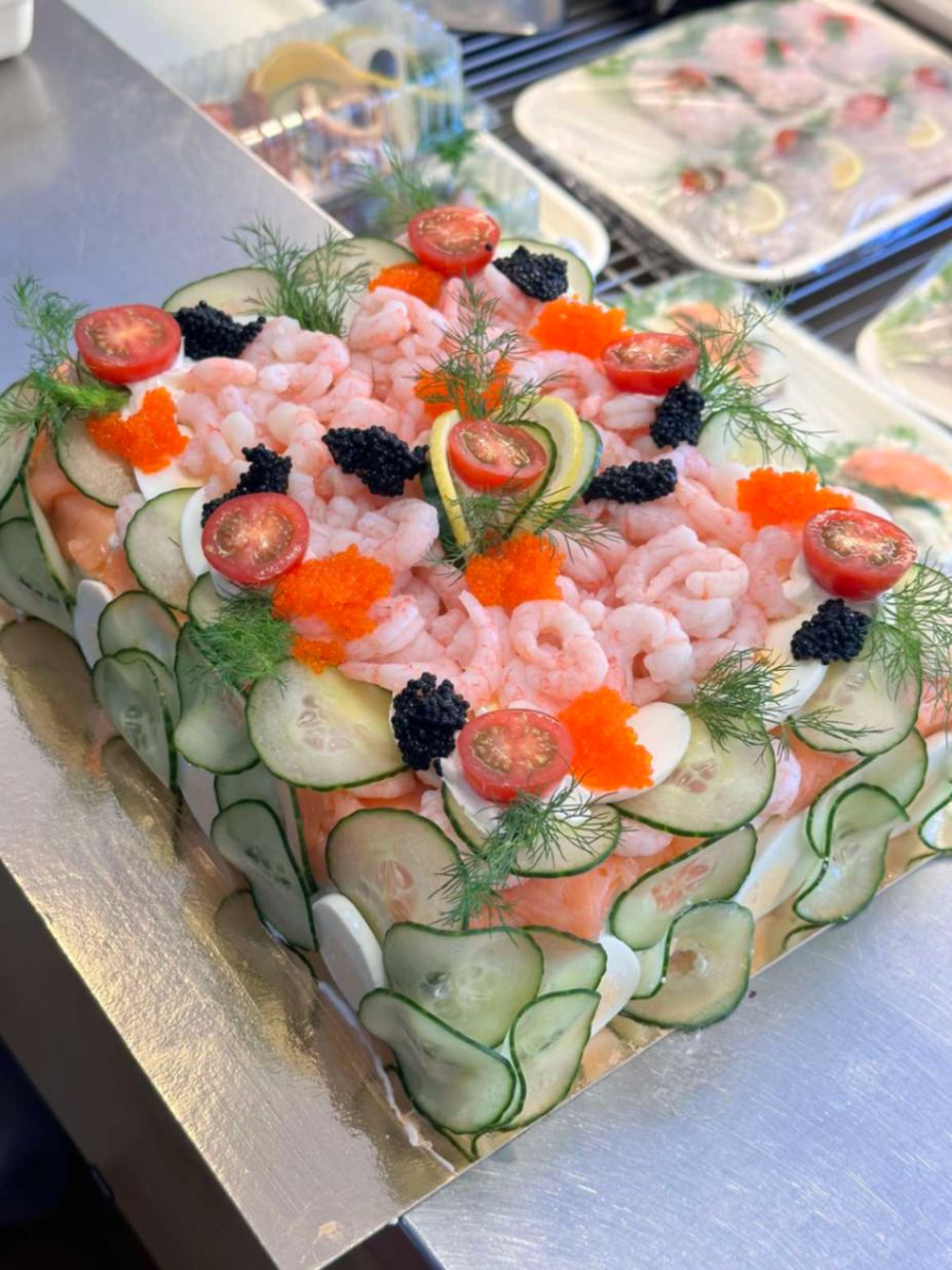 Smörgåstårta - Fisk