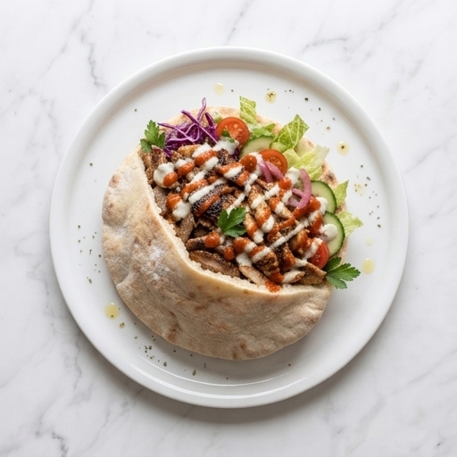 Shawarma med Nybakad bröd