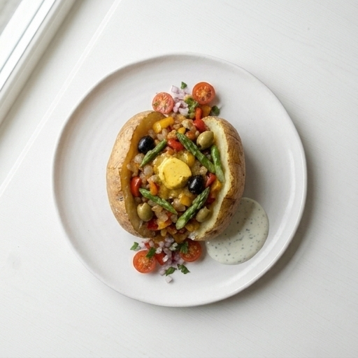 BAKAD POTATIS - VEGETARISK