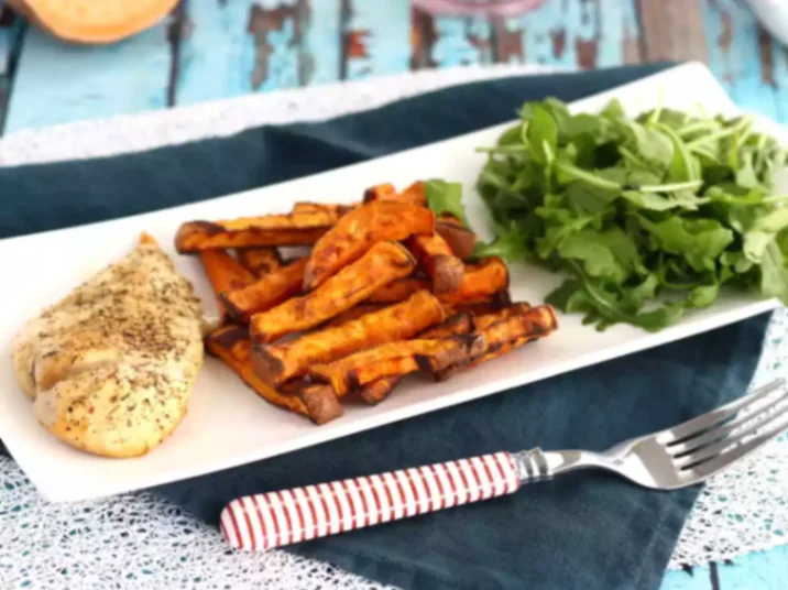 Sweet chicken and sweet potatos