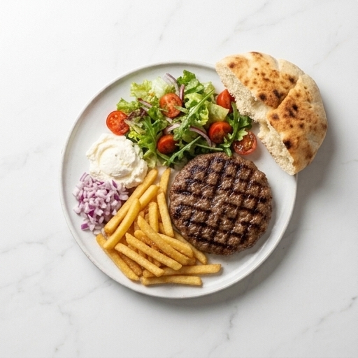 Pljeskavica med Pommes